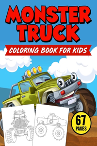 Monster Truck Coloring Book For Kids