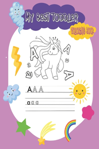 My best toddler coloring book