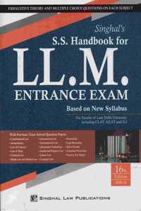 S.S. Handbook For Ll.M. Entrance Exam Based On New Syllabus By Vishal Singh