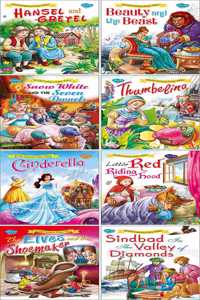 Uncle Moonâ€™S Fairy Tales | Pack Of 8 Books (V2) | Super Jumbo Combo For Collecters And Library Story Books