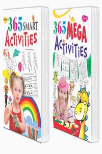 Set Of 2 Activity Books (365 Smart Activity, 365 Mega Activity)