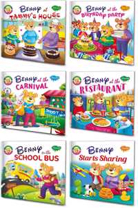 Benny Learn Social Skills Story Books - Set Of 6