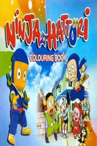 Copy Colouring Book Of [ Ninja Hattori ] For Kids & Children