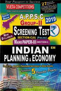 Indian Economy For Appsc Group-Ii Screening Test Section - C Mains Paper - Iii Section - I [ English Medium ]