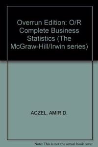 Overrun Edition: O/R Complete Business Statistics