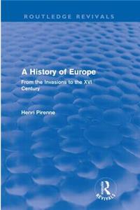 History of Europe (Routledge Revivals)