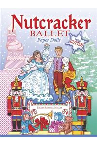 Nutcracker Ballet Paper Dolls with Glitter!