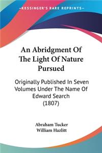 An Abridgment Of The Light Of Nature Pursued