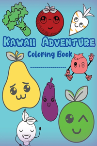 Kawaii Adventure Coloring Book
