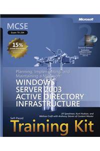 MCSE Self-Paced Training Kit (Exam 70-294): Planning, Implementing, and Maintaining a Microsoft(r) Windows Server 2003 Active Directory(r) Infrastructure
