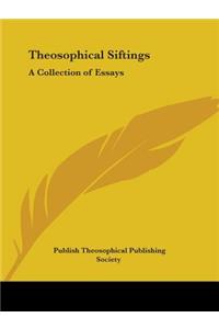 Theosophical Siftings