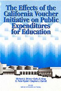 Effects of the California Voucher Initiative on Public Expenditures for Education
