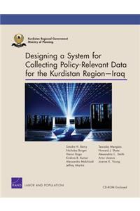 Designing a System for Collecting Policy-Relevant Data for the Kurdistan Region Iraq