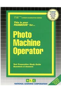 Photo Machine Operator