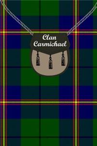 Clan Carmichael Tartan Journal/Notebook