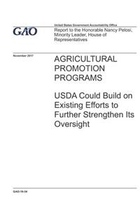 Agricultural Promotion Programs