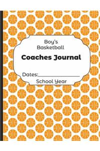 Boys Basketball Coaches Journal Dates