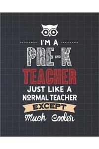 I'm A Pre-K Teacher Just Like A Normal Teacher Except Much Cooler