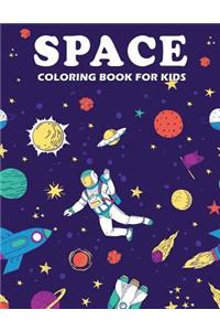 Space Coloring Book for Kids