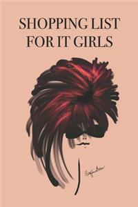 Shopping List for IT Girls