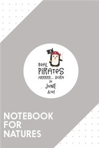 Notebook for Natures