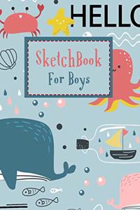 Sketchbook For Boys