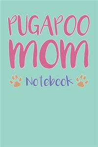 Pugapoo Mom Composition Notebook of Pug Poodle Dog Mom Journal