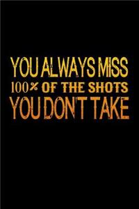 You Always Miss 100% Of The Shots You Don't Take