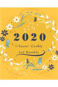 2020 Planner Weekly And Monthly