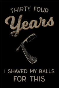 thirty four Years I Shaved My Balls For This