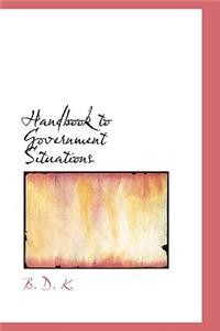 Handbook to Government Situations