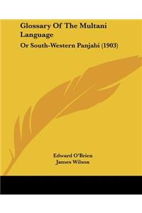 Glossary Of The Multani Language