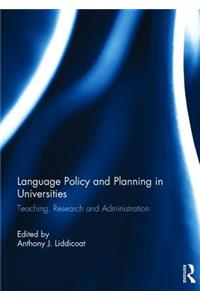 Language Policy and Planning in Universities