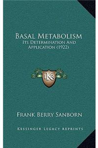 Basal Metabolism