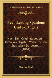 Bevolkerung Spaniens Und Portugals