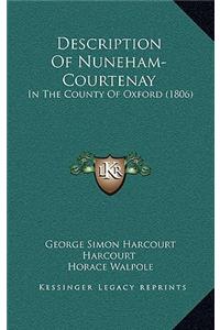 Description Of Nuneham-Courtenay