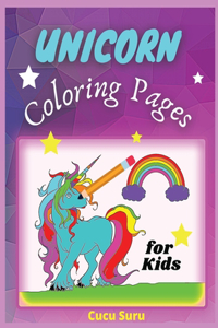 Unicorn Coloring Pages for Kids Ages 4-8