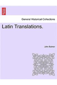 Latin Translations.