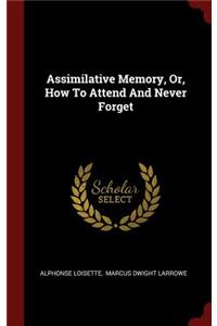 Assimilative Memory, Or, How to Attend and Never Forget