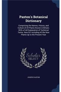 Paxton's Botanical Dictionary