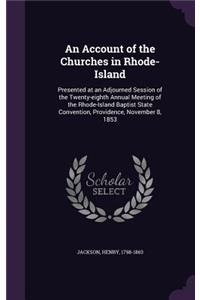 Account of the Churches in Rhode-Island