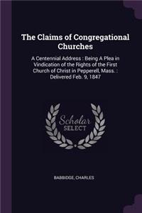 Claims of Congregational Churches