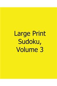 Large Print Sudoku, Volume 3