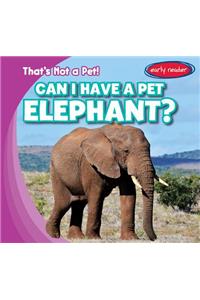 Can I Have a Pet Elephant?