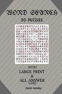 Word search 50 Puzzles Books Large Print & All Answer Game