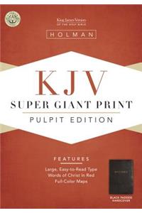 KJV Pulpit Bible, Black Padded Hardcover