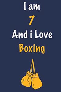 I am 7 And i Love Boxing
