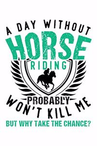 A Day Without Horse Riding Why Take the Chance