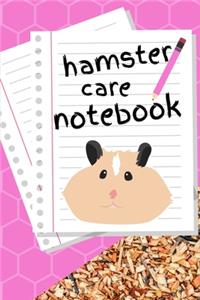 Hamster Care Notebook