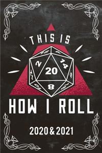 RPG D20 Dice roll Bordgame Calendar